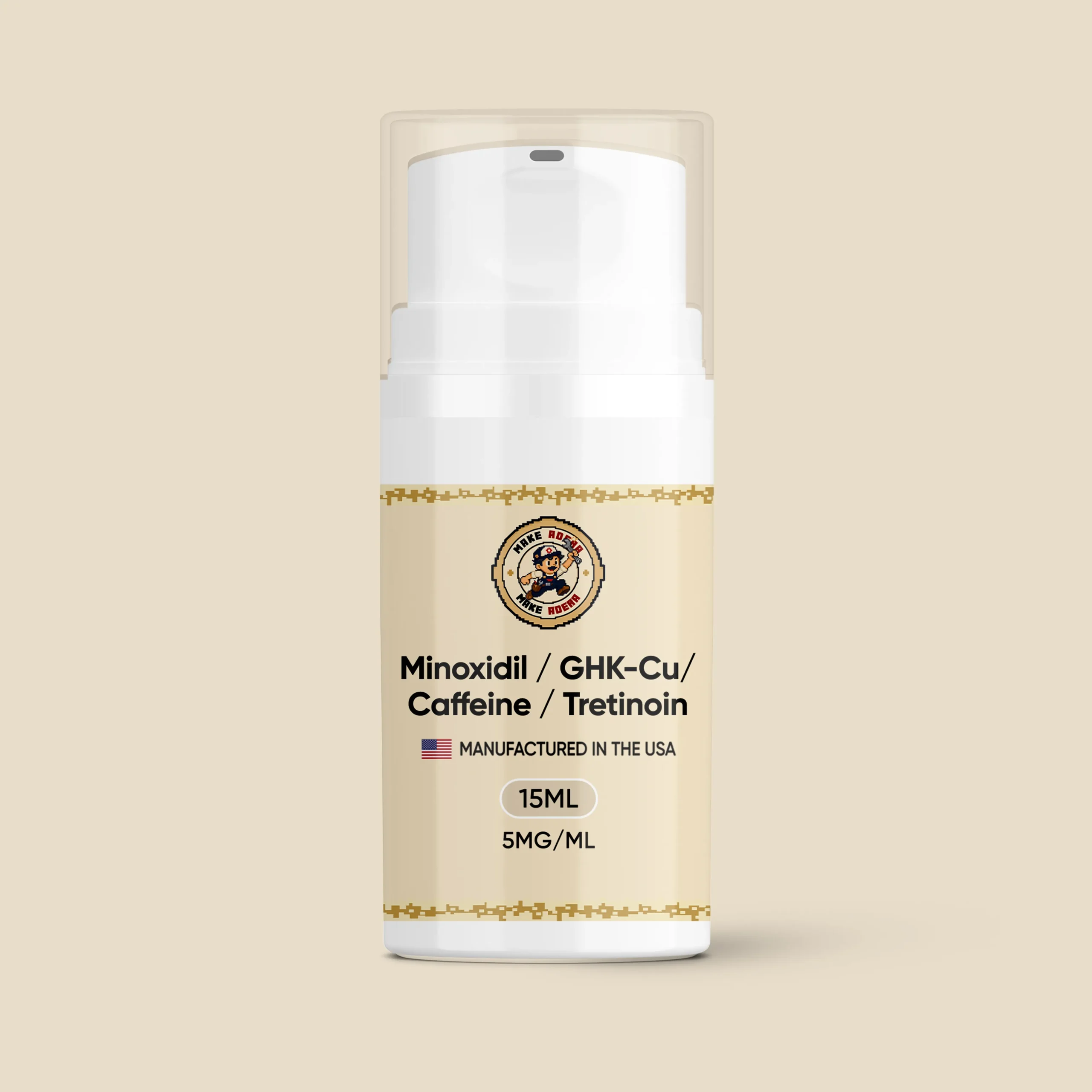 Minoxidil / GHK-Cu / Caffeine / Tretinoin